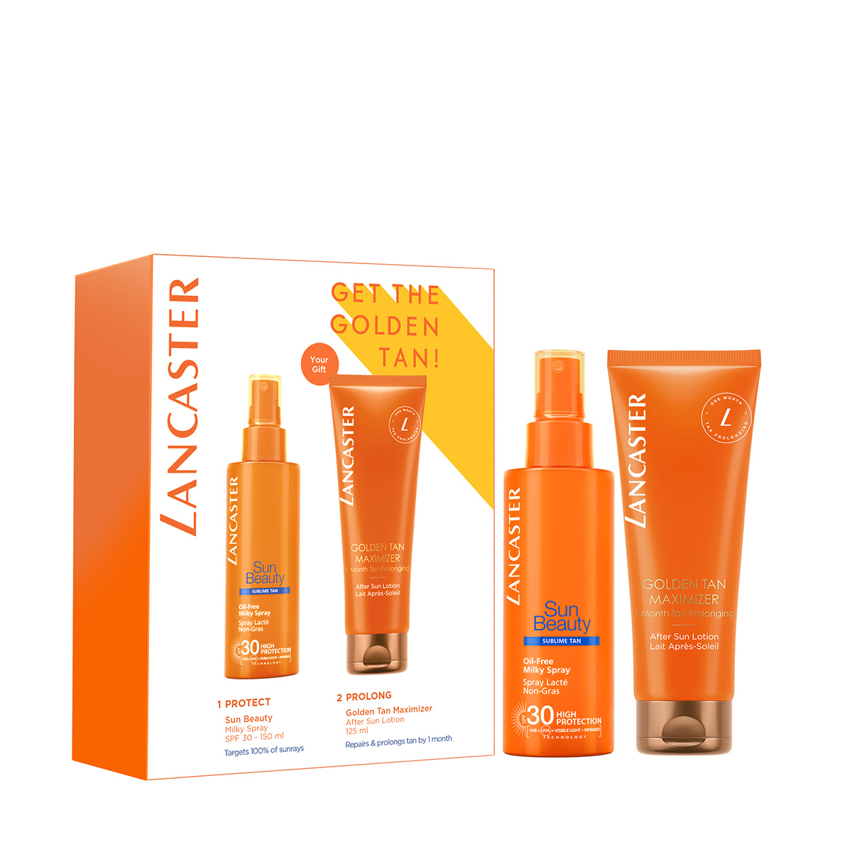 Kit Sun Beauty Milky Spray + Golden Tan Maximizer After Sun Lotion - immagine 2